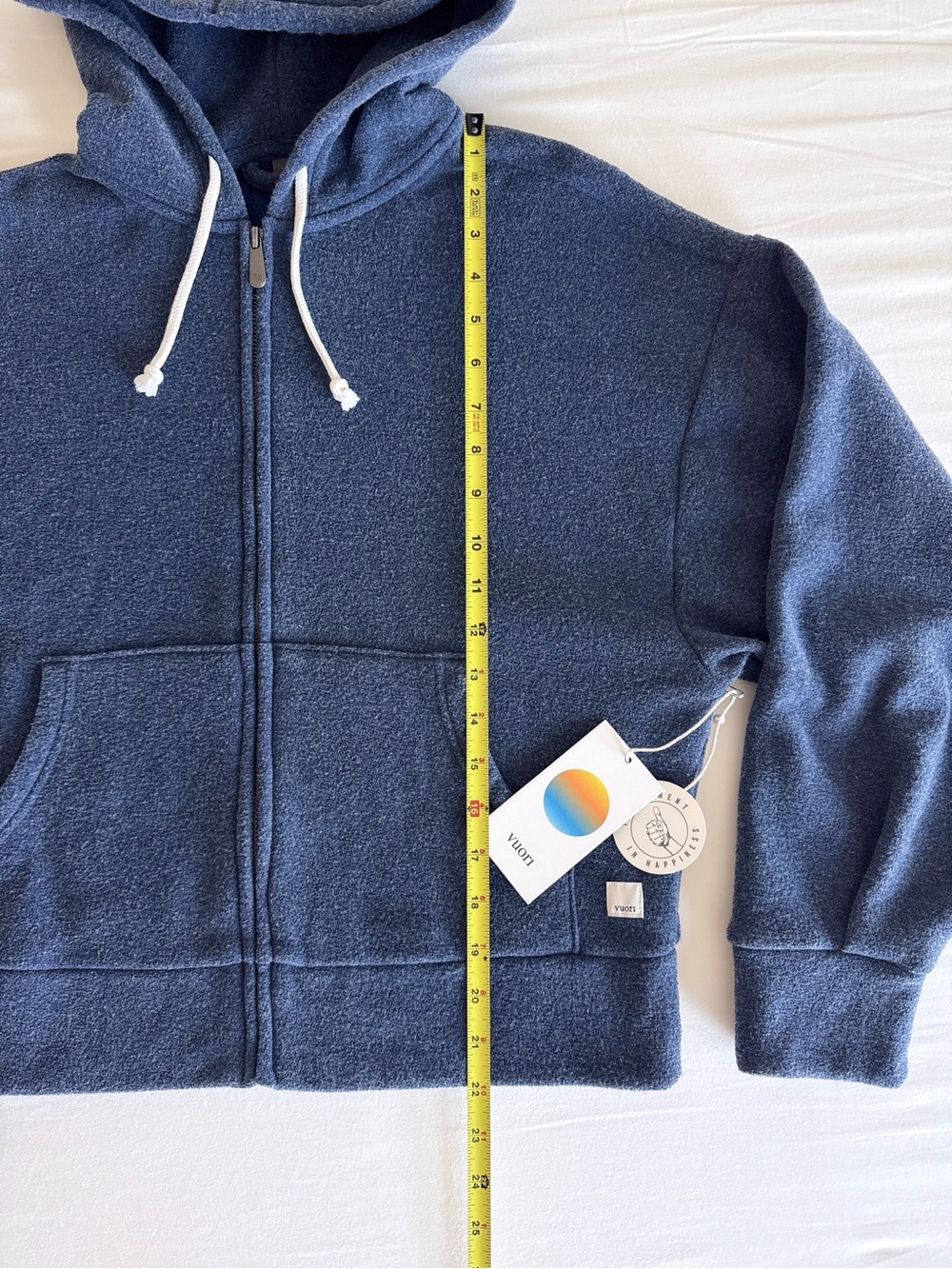 NWT Vuori Beach Fleece Full Zip Blue Coast XS + Beach Fleece Short Blue Coast XS - Picture 7 of 16